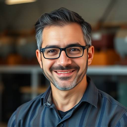 Retrato de Javier S√°nchez, Jefe de Taller, mostrando una actitud experta y accesible